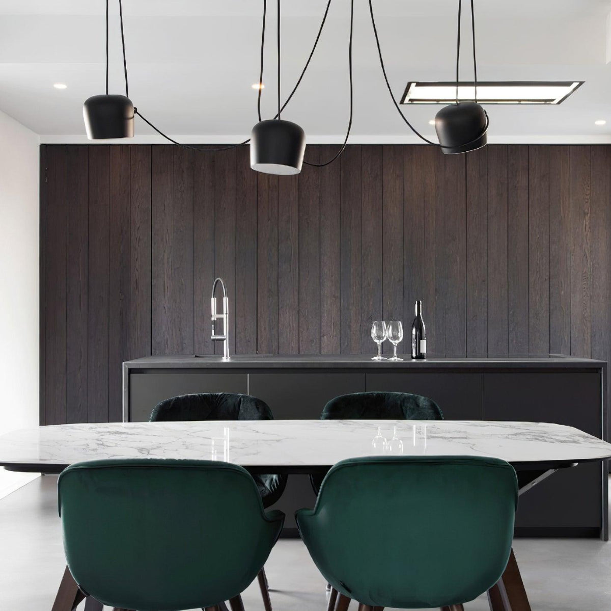 Modern Black Pendant Light Kitchen — Pendant Light | Maison Monashee — view 36