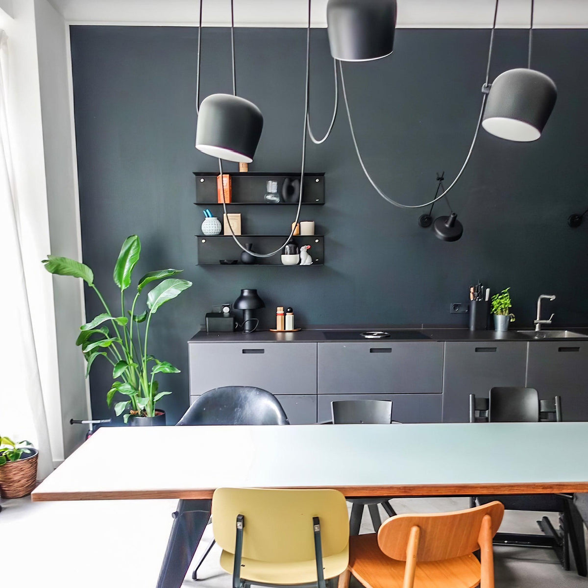 Modern Black Pendant Light Kitchen — Pendant Light | Maison Monashee — view 39