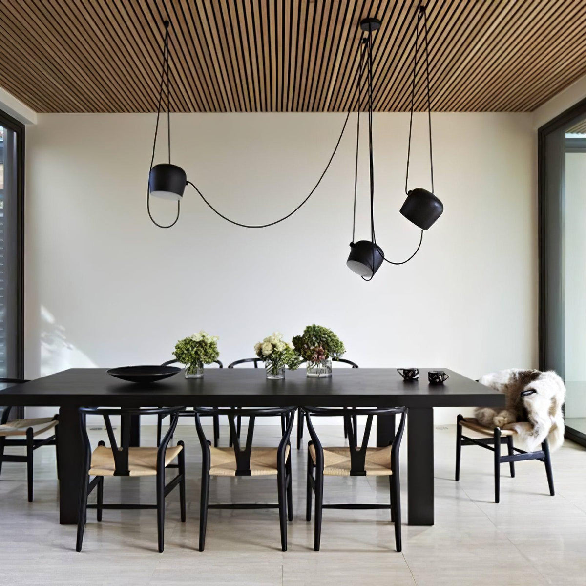 Modern Black Pendant Light Kitchen — Pendant Light | Maison Monashee — view 40