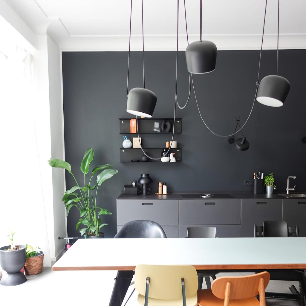 Modern Black Pendant Light Kitchen — Pendant Light | Maison Monashee — view 59