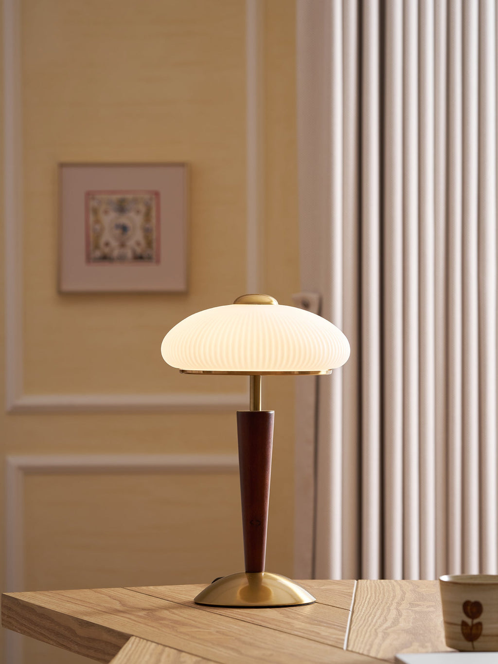 Mid-Century Mushroom Table Lamp — Table Lamp | Maison Monashee — view 13