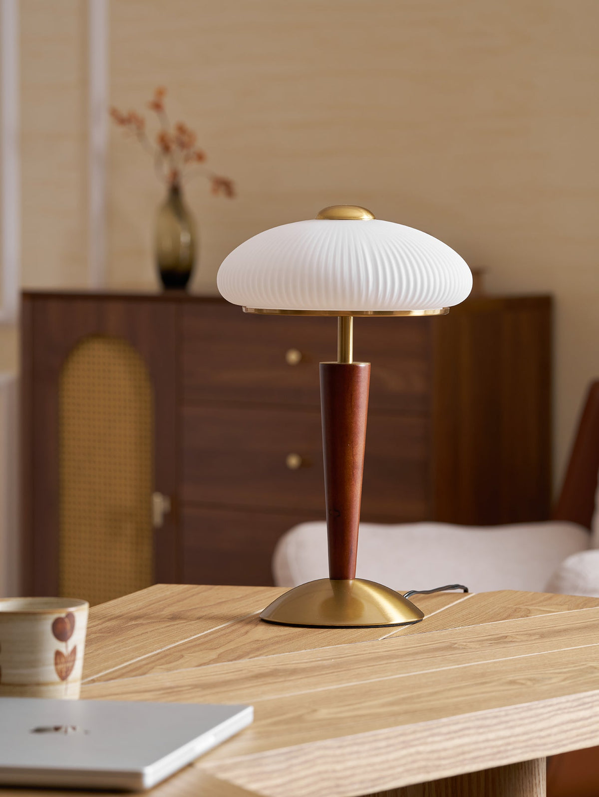 Mid-Century Mushroom Table Lamp — Table Lamp | Maison Monashee — view 27