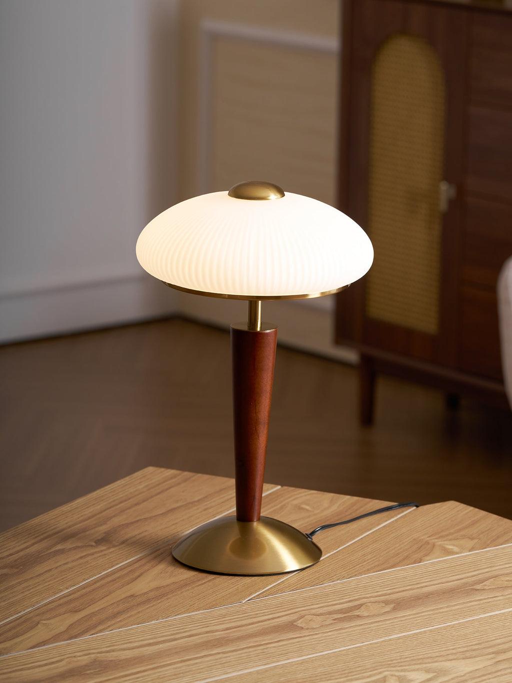 Mid-Century Mushroom Table Lamp — Table Lamp | Maison Monashee — view 24
