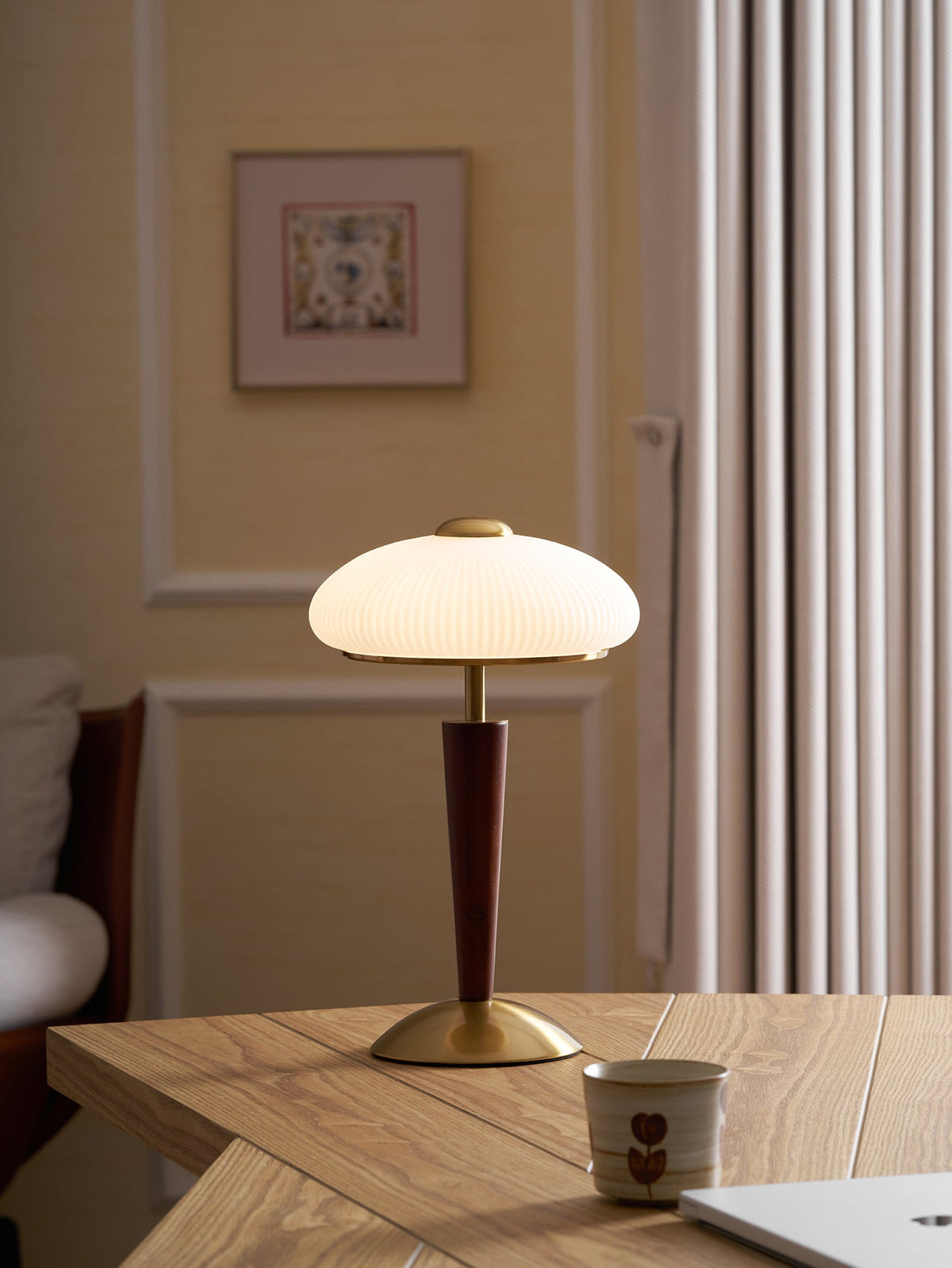 Mid-Century Mushroom Table Lamp — Table Lamp | Maison Monashee — view 6