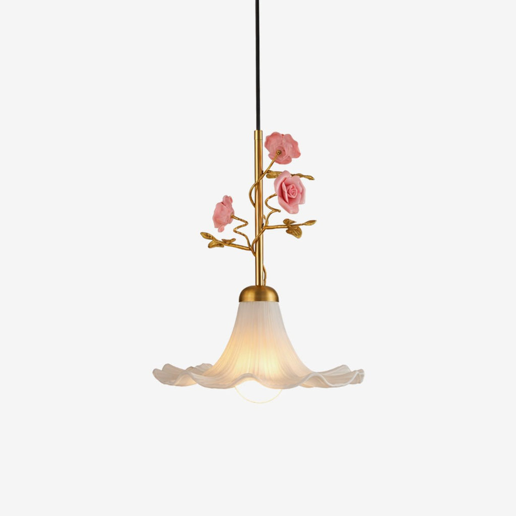 Pink Glass Pendant Light — Pendant Light | Maison Monashee