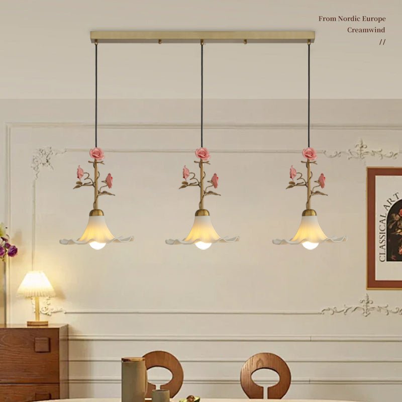Pink Glass Pendant Light — Pendant Light | Maison Monashee — view 8