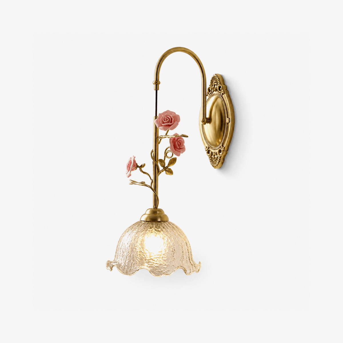 Vintage Glass Wall Light — Wall Sconce | Maison Monashee