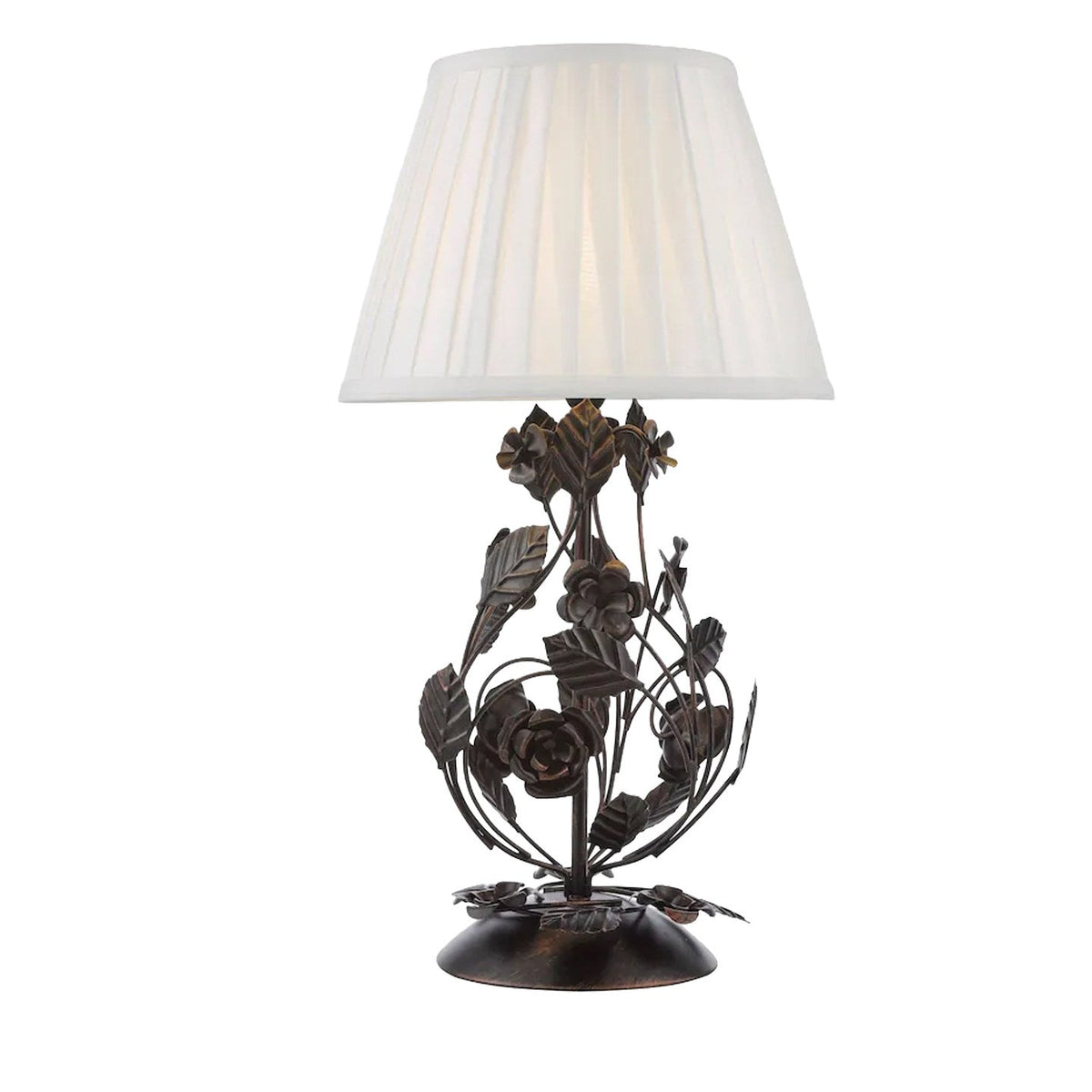 Black Wrought Iron Table Lamp — Table Lamp | Maison Monashee — view 11