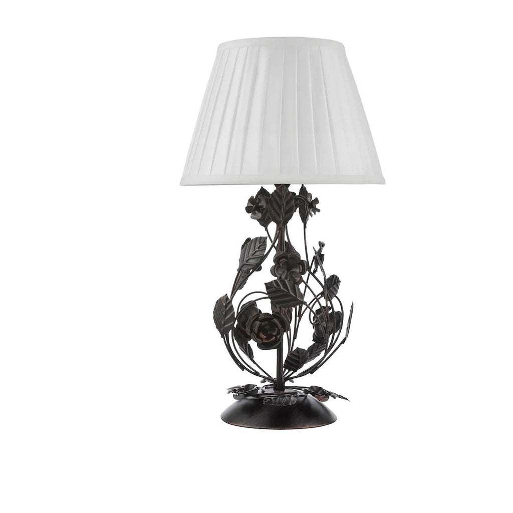 Black Wrought Iron Table Lamp — Table Lamp | Maison Monashee — view 12