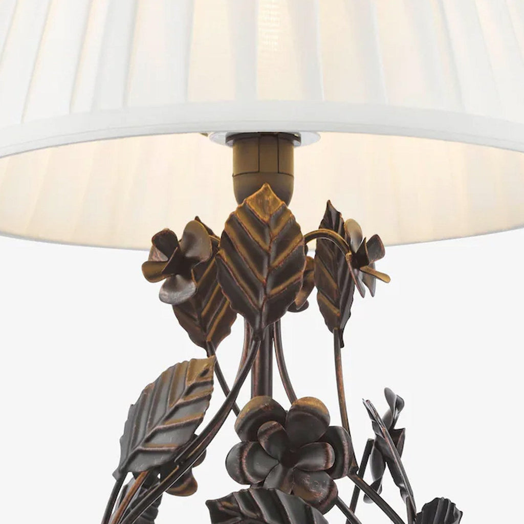 Black Wrought Iron Table Lamp — Table Lamp | Maison Monashee — view 4