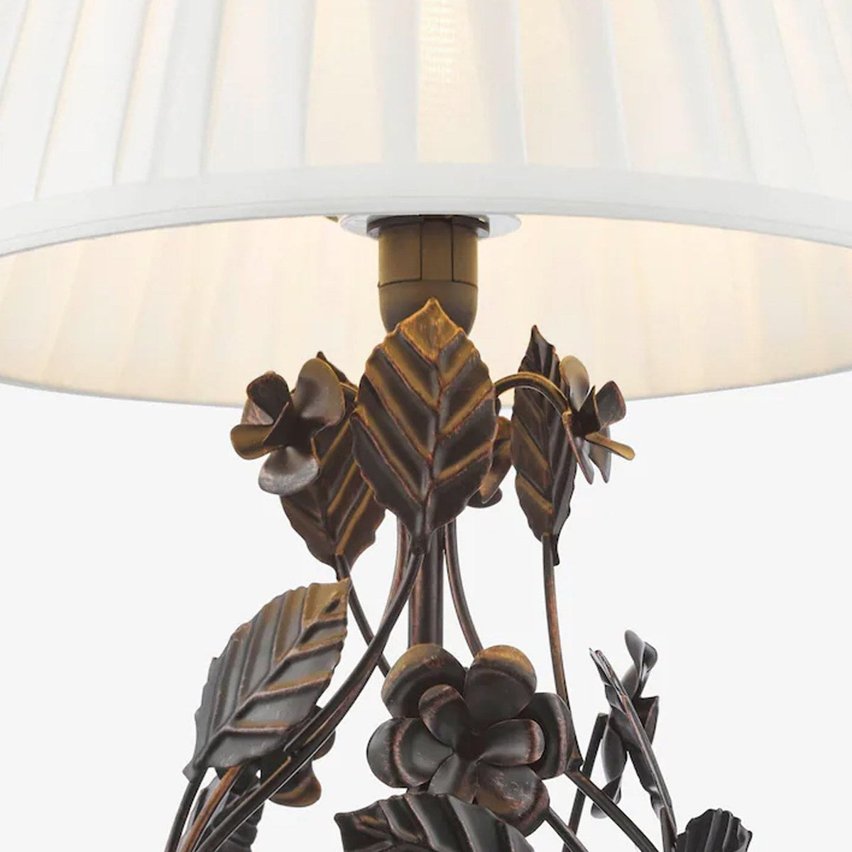 Black Wrought Iron Table Lamp — Table Lamp | Maison Monashee — view 4