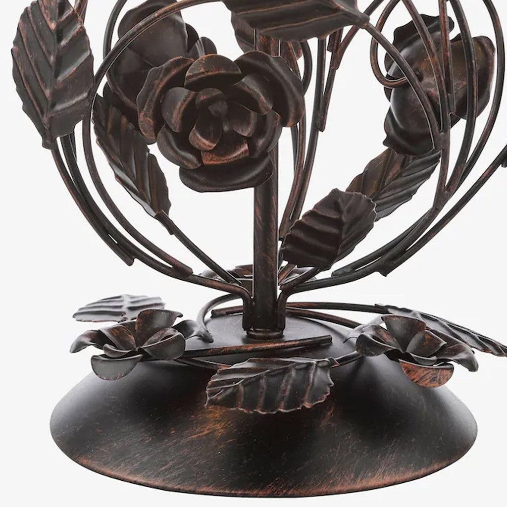 Black Wrought Iron Table Lamp — Table Lamp | Maison Monashee — view 5
