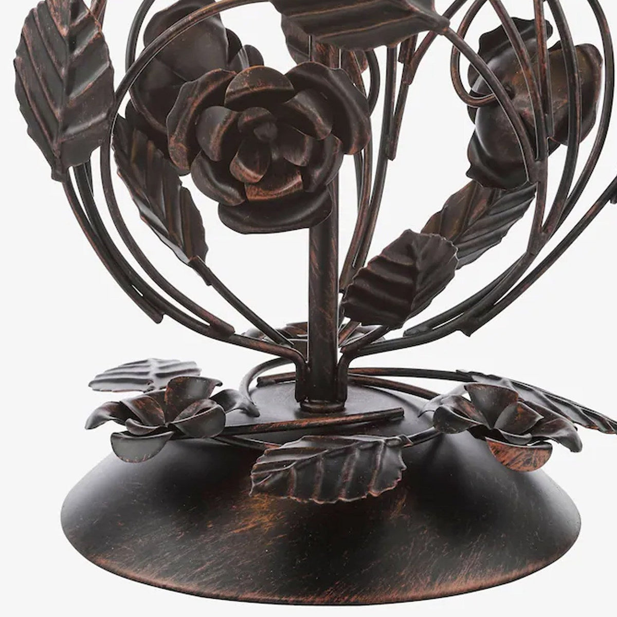 Black Wrought Iron Table Lamp — Table Lamp | Maison Monashee — view 5