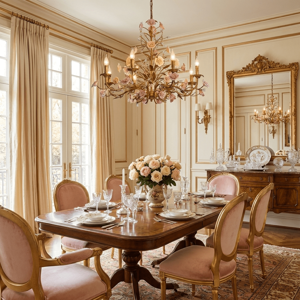 Antique Gold and Crystal Chandelier — Chandelier | Maison Monashee — view 8