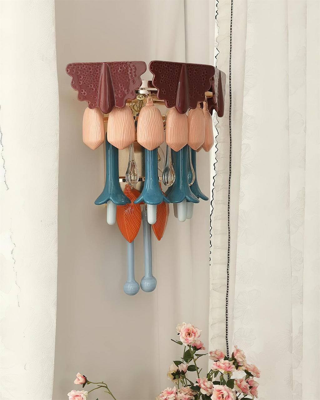 Handmade Ceramic Wall Sconce — Wall Sconce | Maison Monashee — view 11