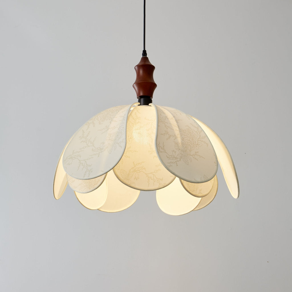Fabric Hanging Light Fixture — Pendant Light | Maison Monashee — view 6