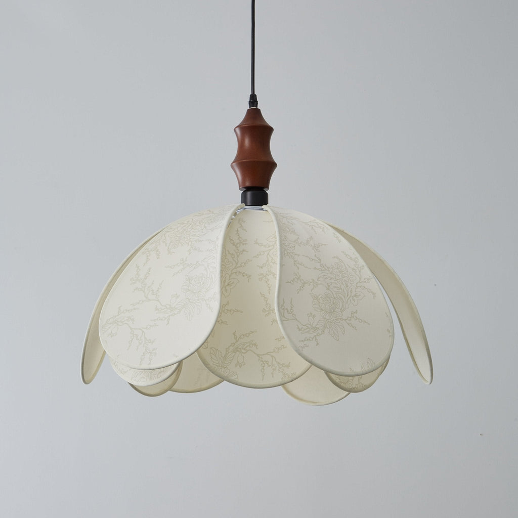 Fabric Hanging Light Fixture — Pendant Light | Maison Monashee — view 7