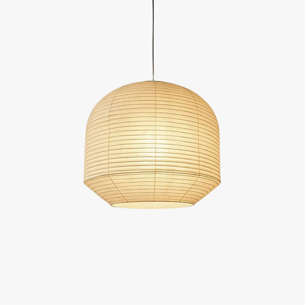 Large Round Paper Pendant Light — Pendant Light | Maison Monashee — view 17