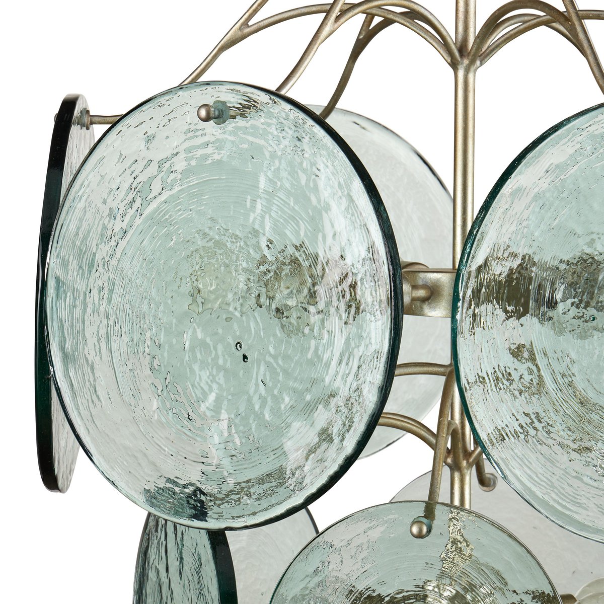 Iron and Glass Chandelier — Chandelier | Maison Monashee — view 6