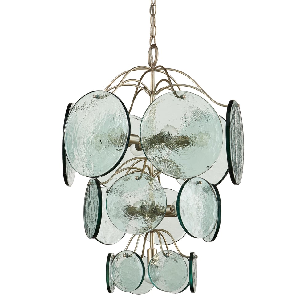 Iron and Glass Chandelier — Chandelier | Maison Monashee — view 7