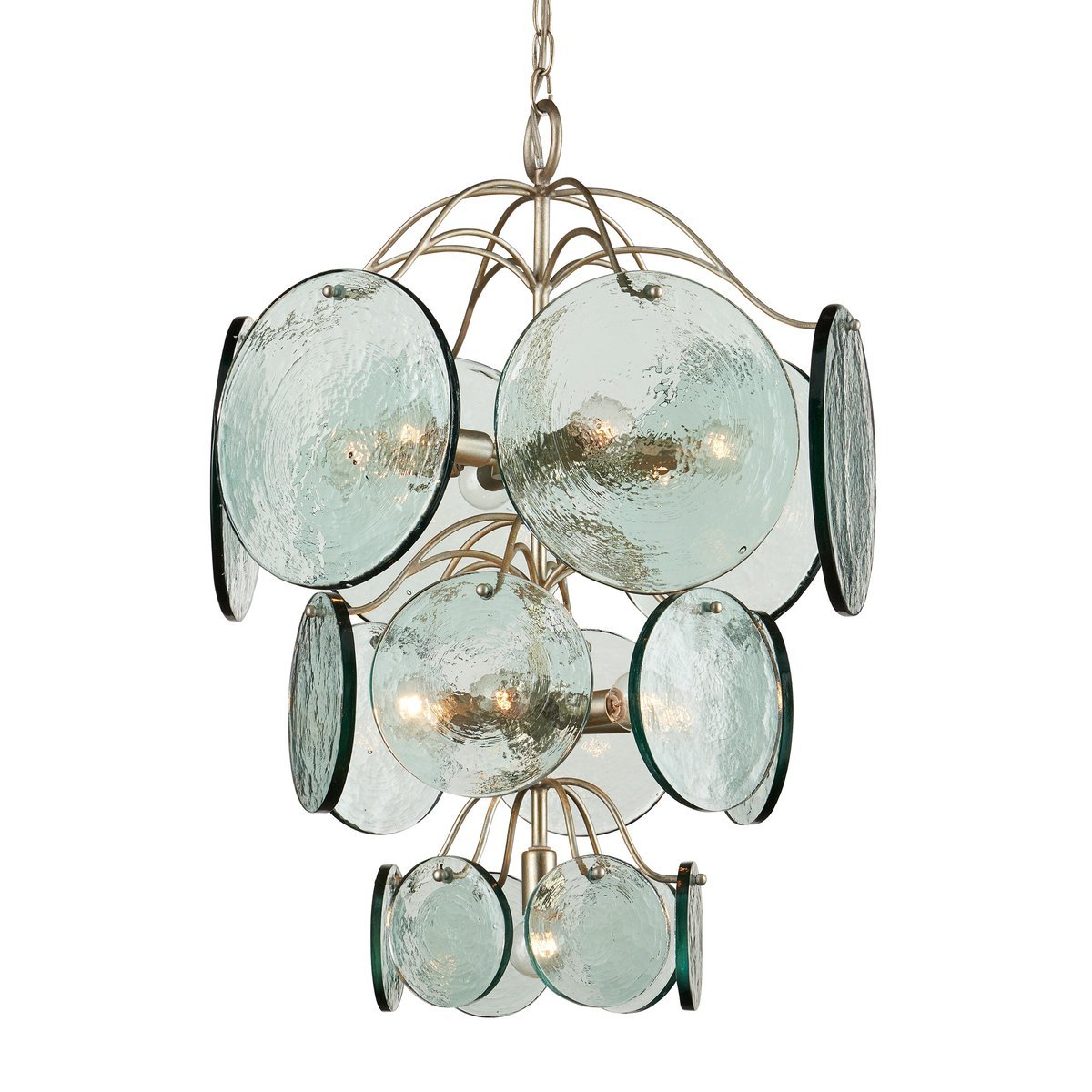 Iron and Glass Chandelier — Chandelier | Maison Monashee — view 5
