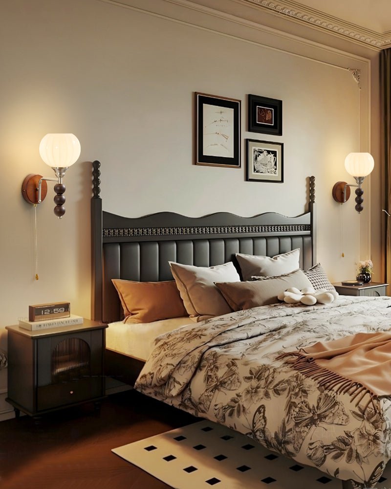 Wood Bead Wall Sconce — Wall Sconce | Maison Monashee — view 17