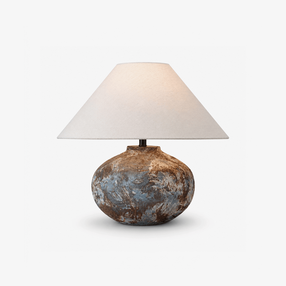 Aged Ceramic Table Lamp — Table Lamp | Maison Monashee