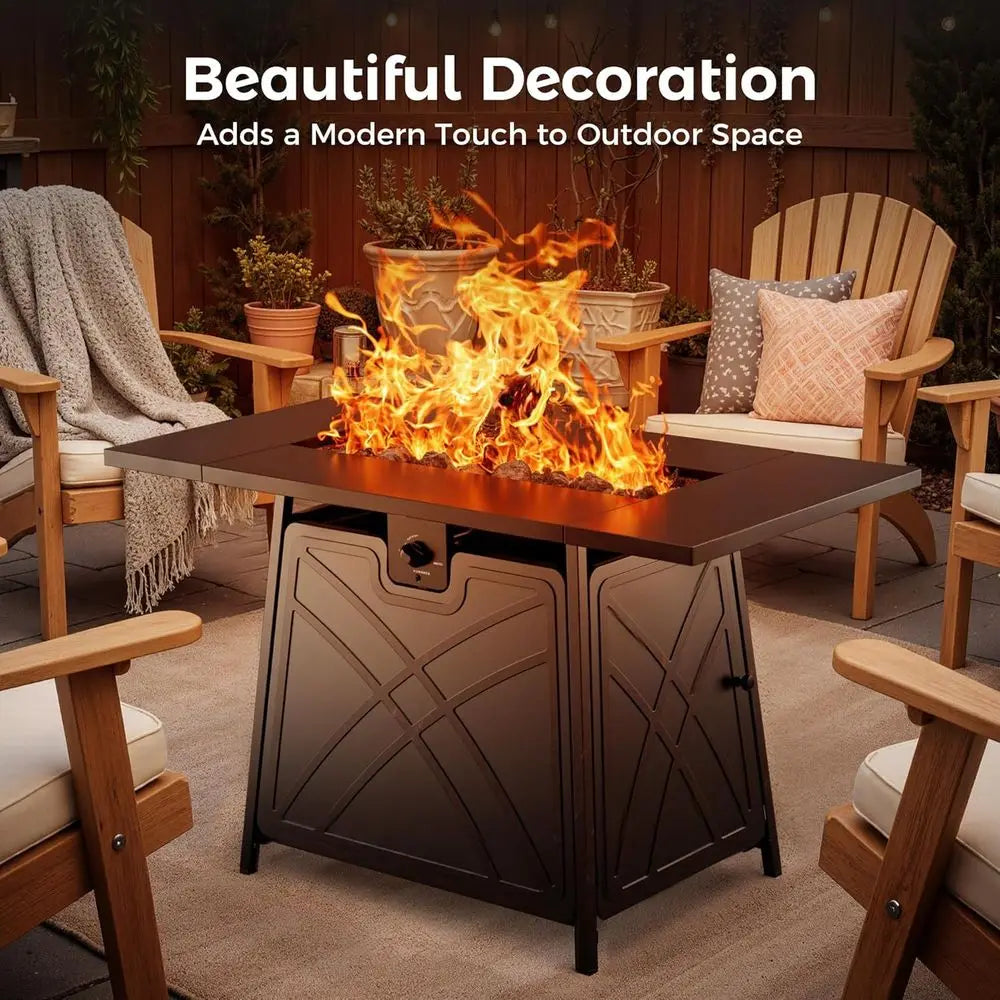 Fire Pit Dining Table
