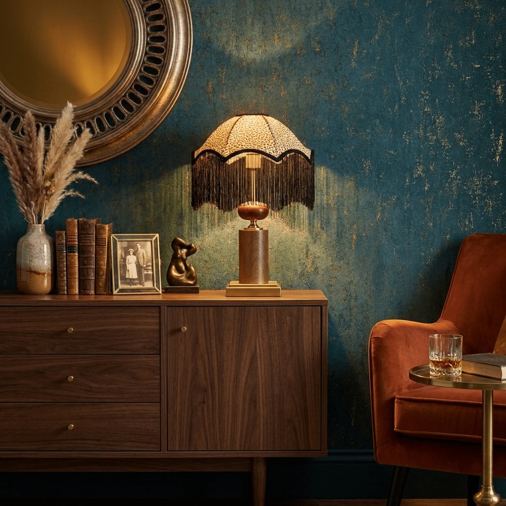 Brushed Gold Table Lamp — Table Lamp | Maison Monashee — view 2