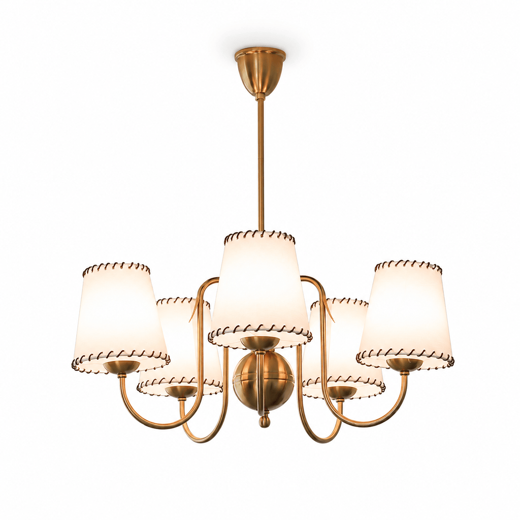 Scalloped Chandelier — Chandelier | Maison Monashee — view 10