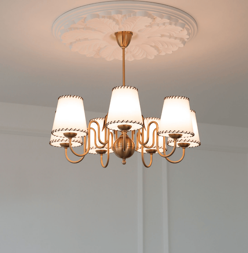 Scalloped Chandelier — Chandelier | Maison Monashee — view 8
