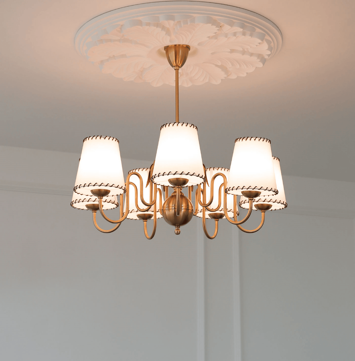 Scalloped Chandelier — Chandelier | Maison Monashee — view 8