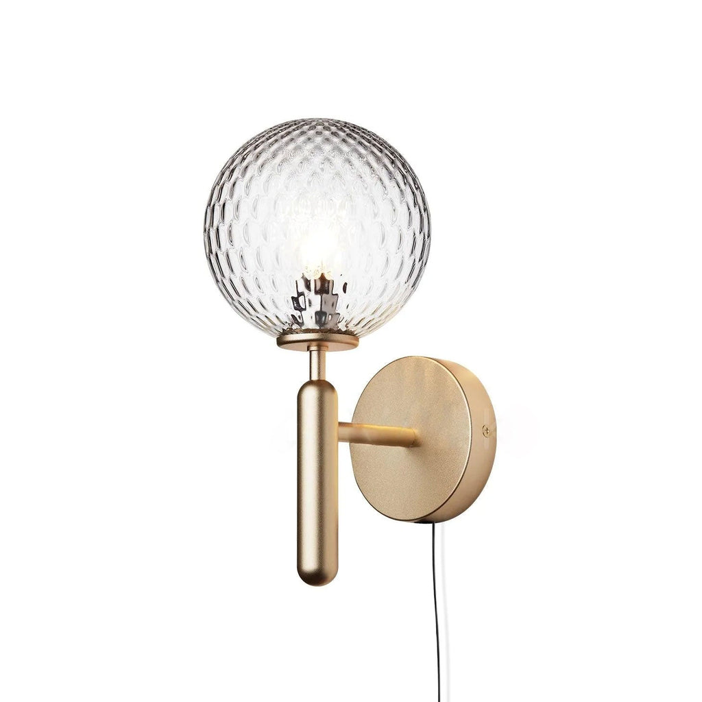Brass Plug-in Wall Sconce — Wall Sconce | Maison Monashee — view 13