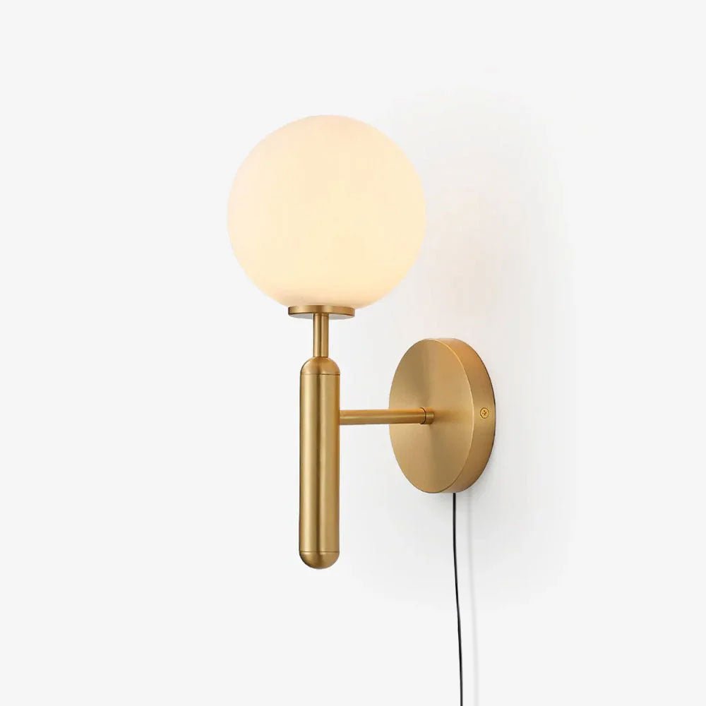 Brass Plug-in Wall Sconce — Wall Sconce | Maison Monashee