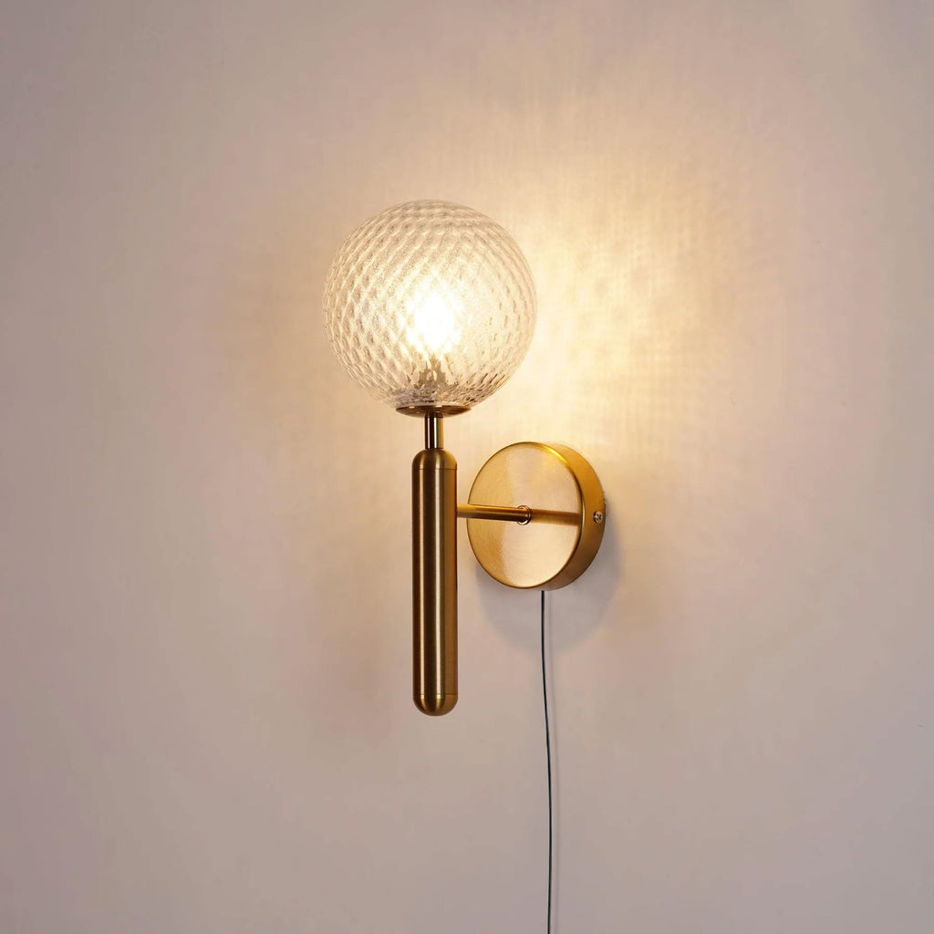 Brass Plug-in Wall Sconce — Wall Sconce | Maison Monashee — view 6