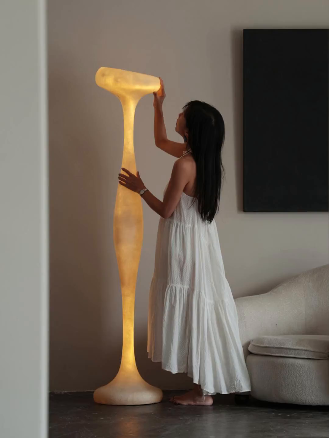 Modern Column Floor Lamp — Floor Lamp | Maison Monashee — view 6