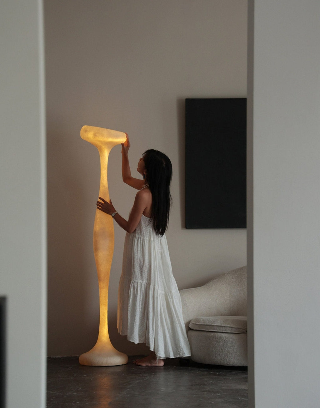 Modern Column Floor Lamp — Floor Lamp | Maison Monashee — view 4
