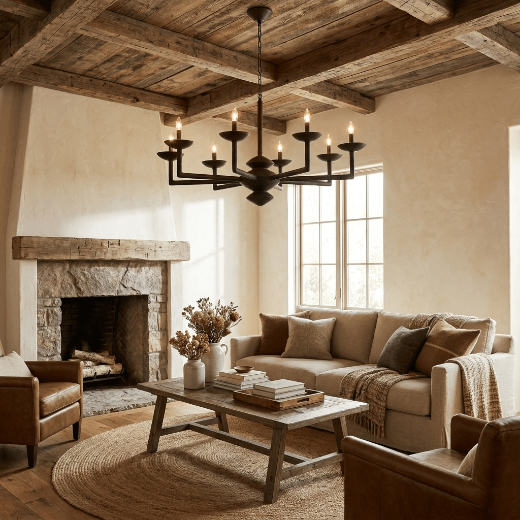 Candle Style Chandelier Modern — Chandelier | Maison Monashee — view 5