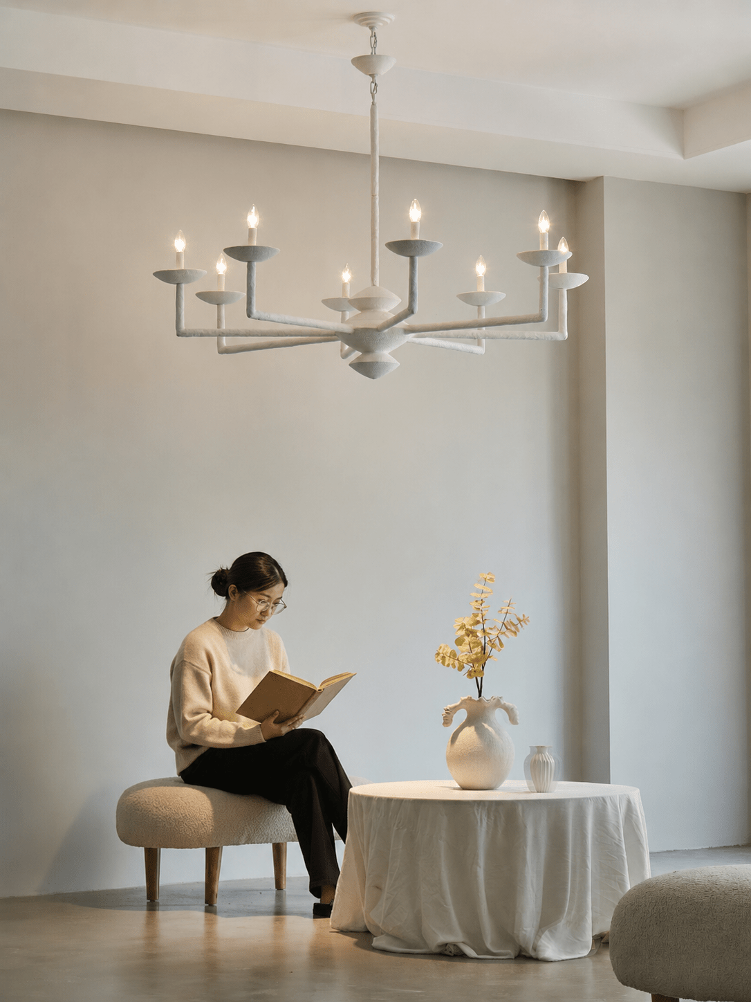 Candle Style Chandelier Modern — Chandelier | Maison Monashee — view 18
