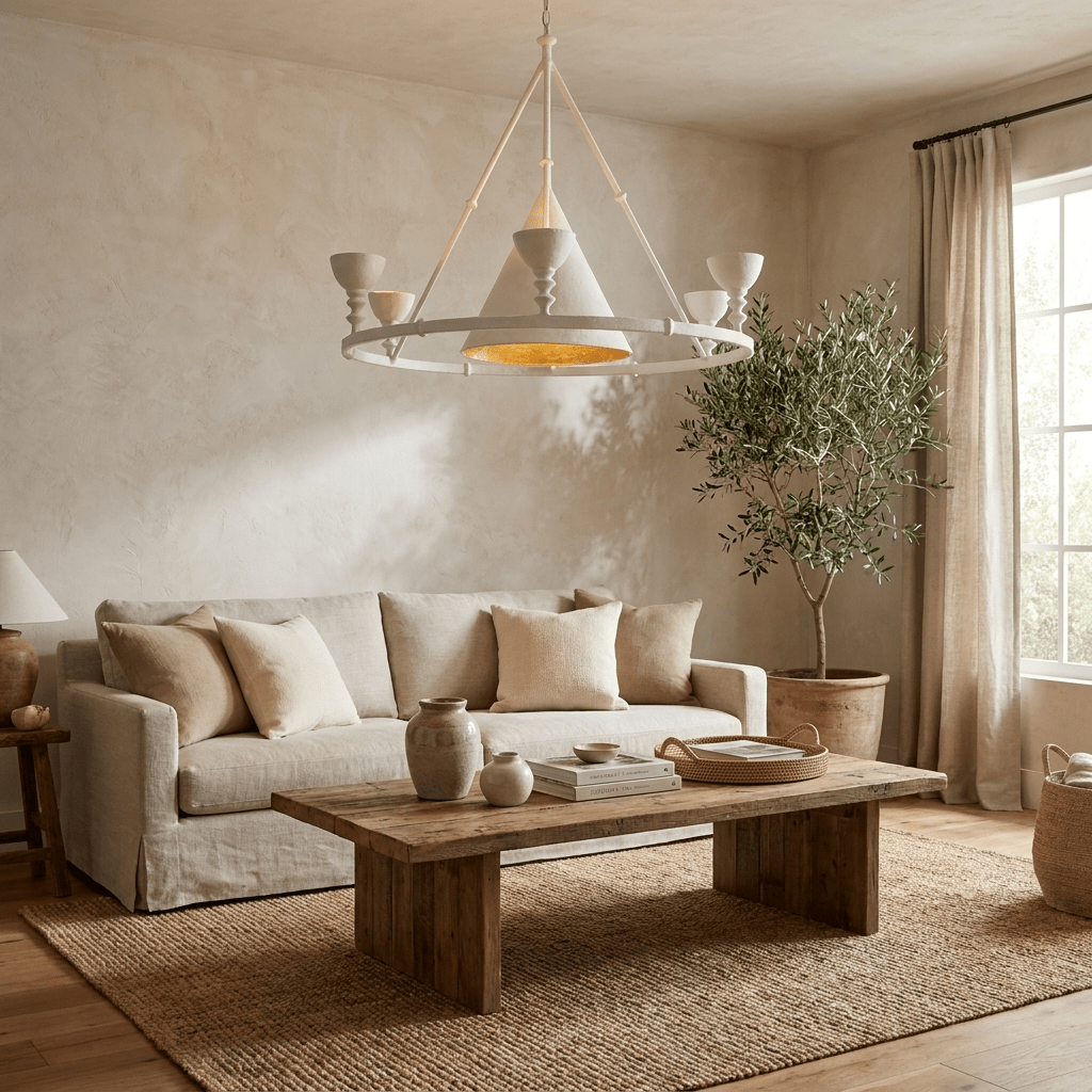 Organic Modern Chandelier — Chandelier | Maison Monashee — view 6