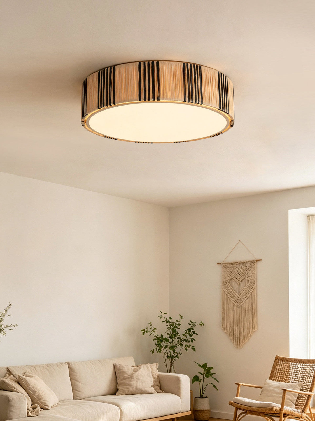 Organic Modern Flush Mount Light — Ceiling Light | Maison Monashee — view 2