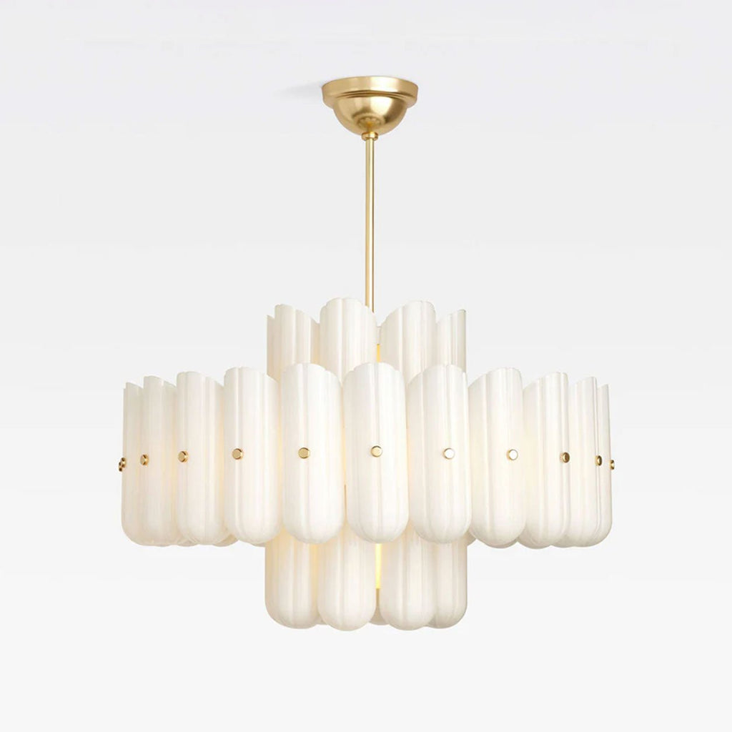 Fluted Glass Chandelier — Chandelier | Maison Monashee