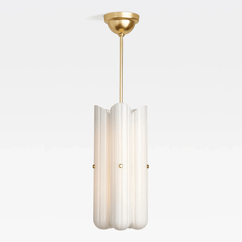 Fluted Glass Pendant Light — Pendant Light | Maison Monashee — view 12