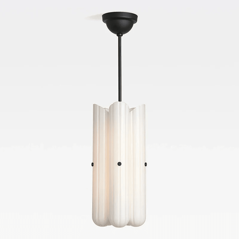 Fluted Glass Pendant Light — Pendant Light | Maison Monashee — view 13