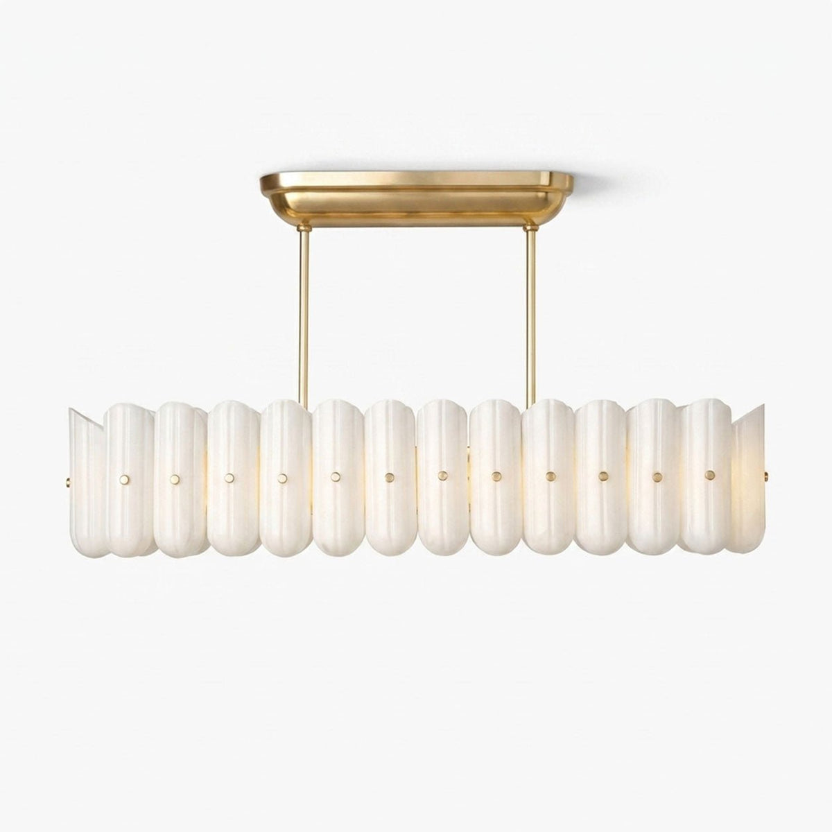 Brass Linear Chandelier — Chandelier | Maison Monashee