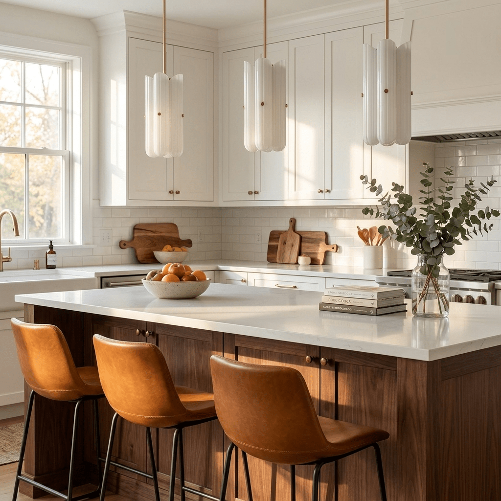 Fluted Glass Pendant Light — Pendant Light | Maison Monashee — view 5