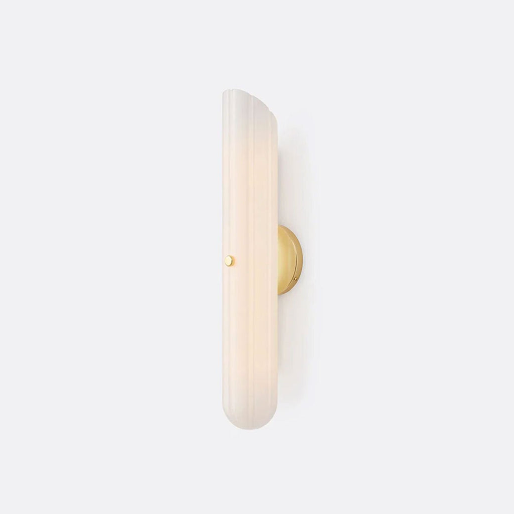 Fluted Glass Wall Sconce — Wall Sconce | Maison Monashee
