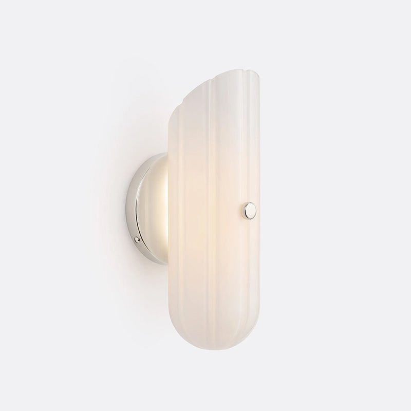 Fluted Glass Wall Sconce — Wall Sconce | Maison Monashee — view 13