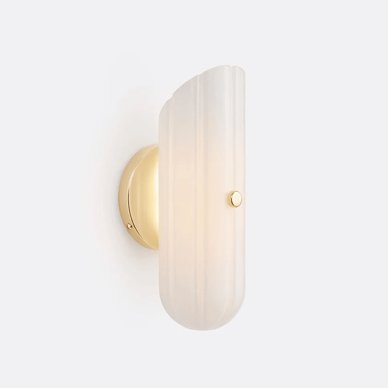 Fluted Glass Wall Sconce — Wall Sconce | Maison Monashee — view 14