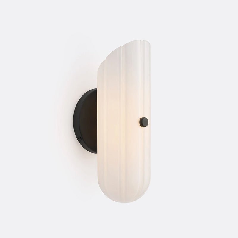 Fluted Glass Wall Sconce — Wall Sconce | Maison Monashee — view 15